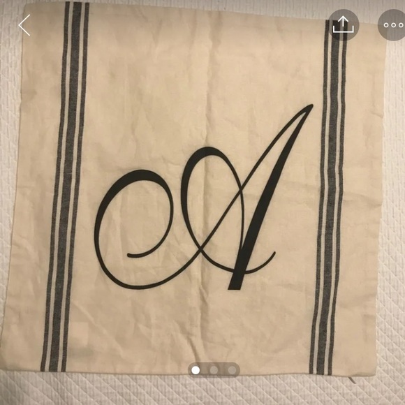 Pottery Barn Other - Pottery Barn Linen Ticking Stripe Pillow Cover “A”